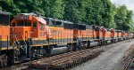 BNSF 3150 + Many units